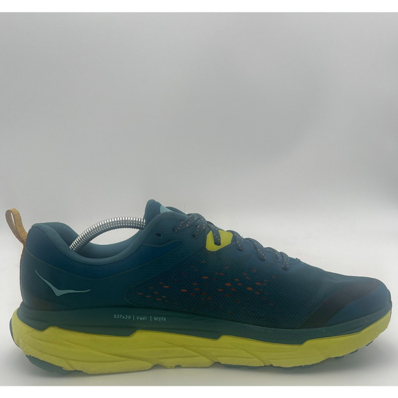 Hoka One One Challenger ATR 6 Men\'s Size 12D Trail Running Shoes Green Yellow main image 10
